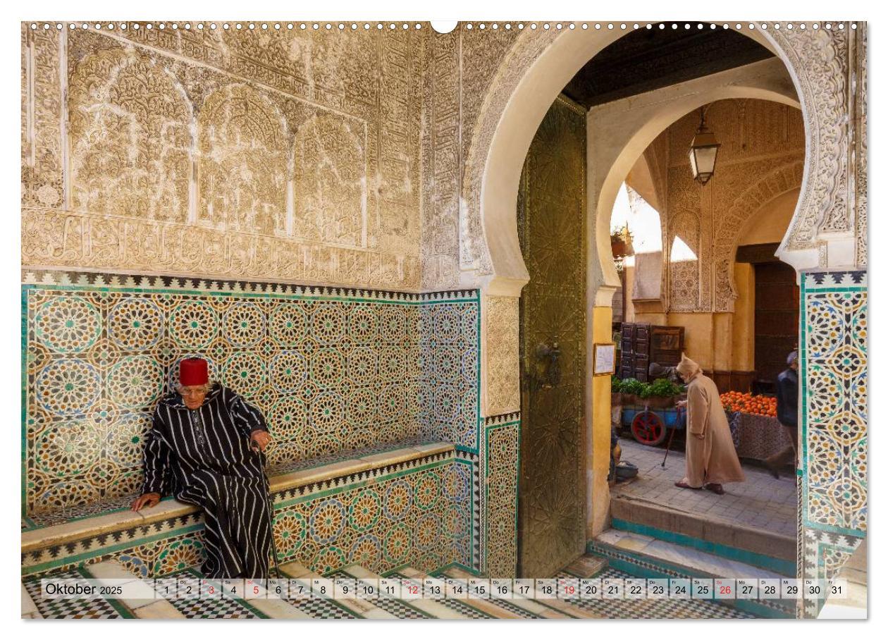 Bild: 9783435477104 | Marokko: Marrakesch, Atlas, Sahara, Fès (Wandkalender 2025 DIN A2...