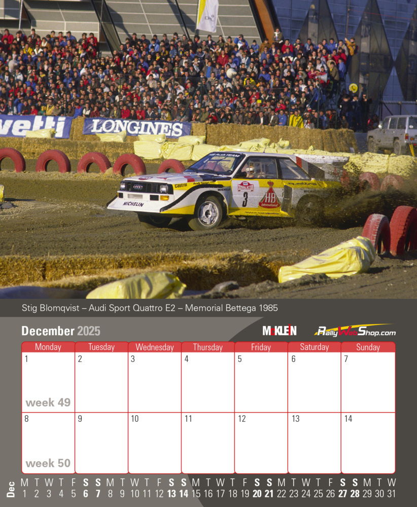 Bild: 9783947156610 | 2025 Desktop Rally Calendar | History meets the Present | Klein | 2025