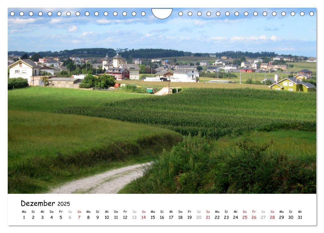 Bild: 9783435636518 | Camino del norte - Küstenweg (Wandkalender 2025 DIN A4 quer),...