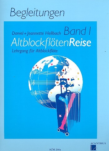 Cover: 9990051804249 | AltblockflötenReise 1 | Lehrgang für Altblockflöte, Begleitungen