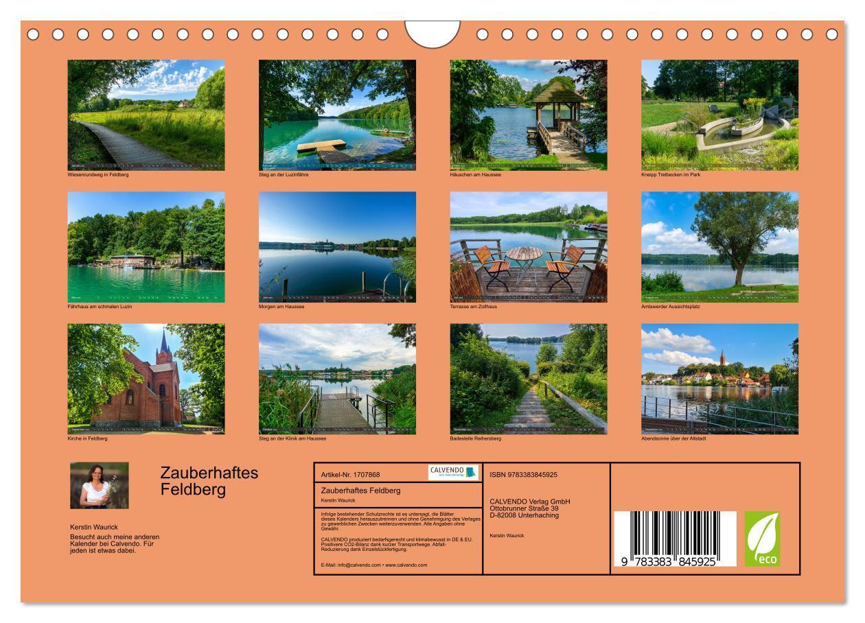 Bild: 9783383845925 | Zauberhaftes Feldberg (Wandkalender 2025 DIN A4 quer), CALVENDO...