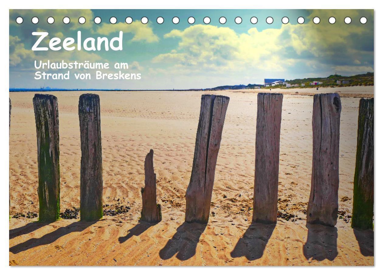 Cover: 9783435110346 | Zeeland - Urlaubsträume am Strand von Breskens (Tischkalender 2025...