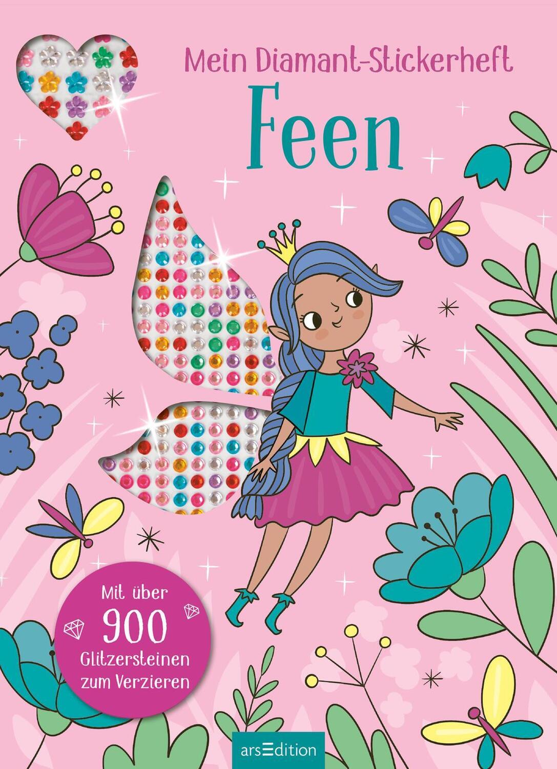 Bild: 9783845855516 | Mein Diamant-Stickerheft - Feen | Taschenbuch | 32 S. | Deutsch | 2023