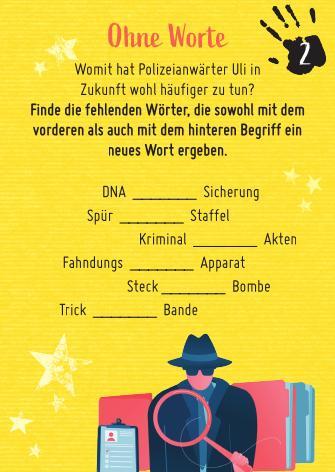 Bild: 9783780613783 | Krimi-Adventskalender to go 4 | Mit 24 kniffligen Rätseln | Schwarz