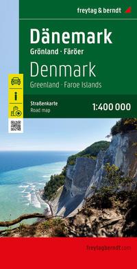 Cover: 9783707921571 | Dänemark, Straßenkarte 1:400.000, freytag &amp; berndt | Grönland - Färöer