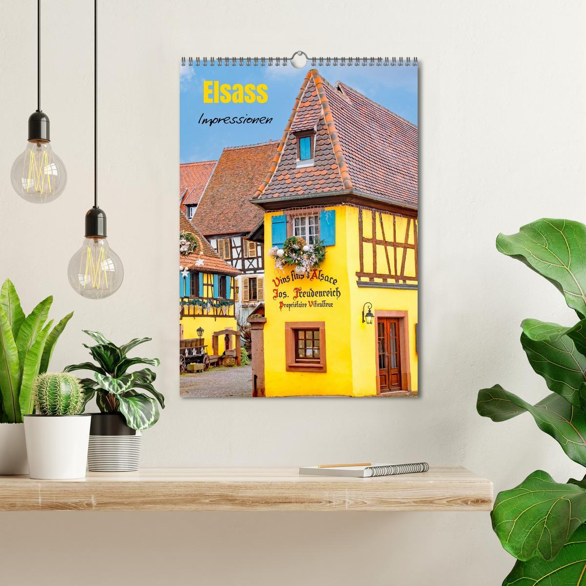 Bild: 9783435860043 | Elsass - Impressionen (Wandkalender 2025 DIN A3 hoch), CALVENDO...