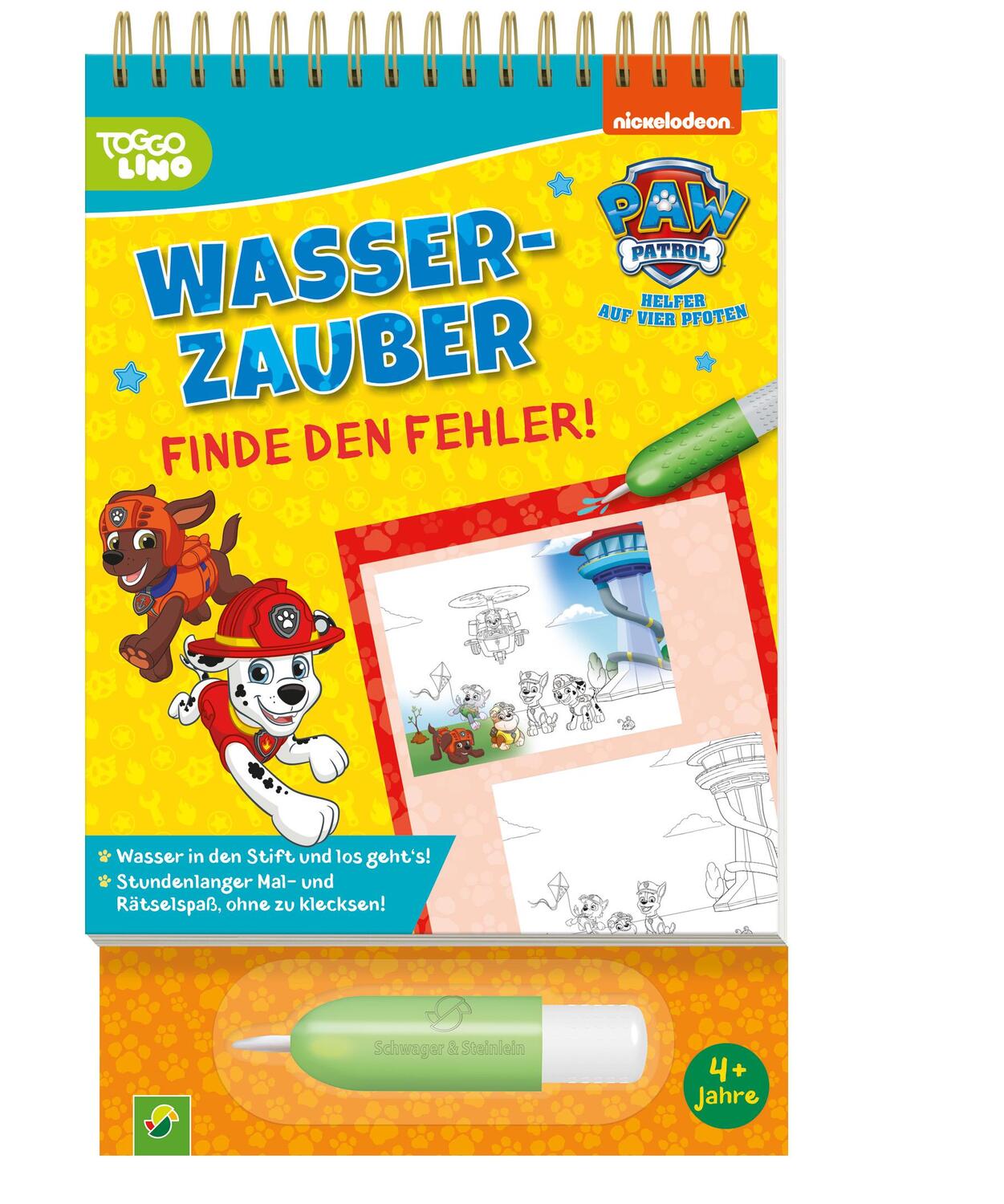 Cover: 9783849942939 | PAW Patrol Wasserzauber Finde den Fehler. Einfach mit Wasser malen!