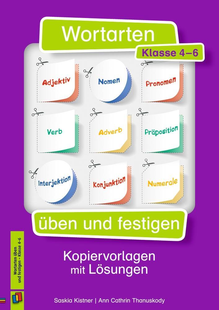 Cover: 9783834637055 | Wortarten üben und festigen - Klasse 4-6 | Kopiervorlagen mit Lösungen