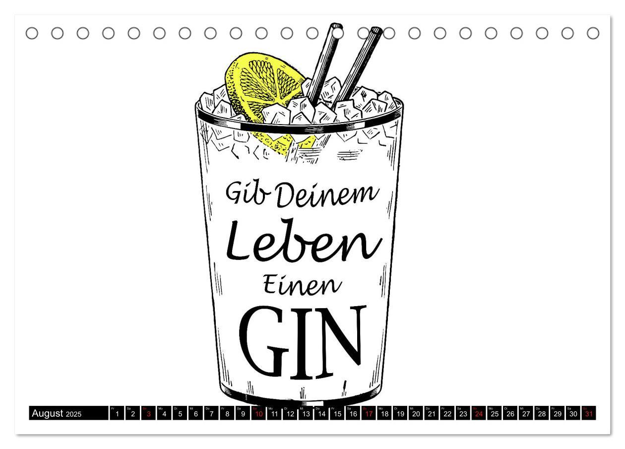 Bild: 9783435289752 | Gin &amp; Tonic Die Besten Sprüche und Wortspiele (Tischkalender 2025...