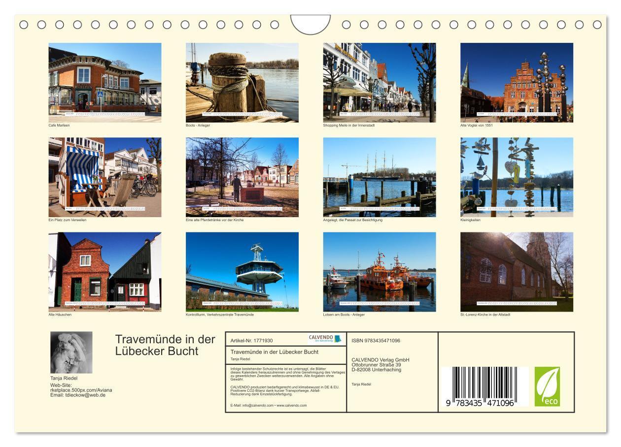 Bild: 9783435471096 | Travemünde in der Lübecker Bucht (Wandkalender 2025 DIN A4 quer),...