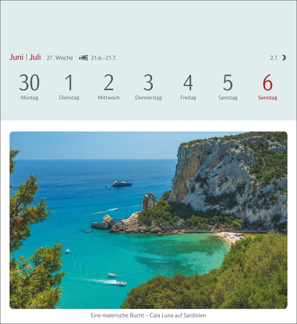 Bild: 9783840034862 | Das Glück liegt in Italien Postkartenkalender 2025 - Wochenkalender...