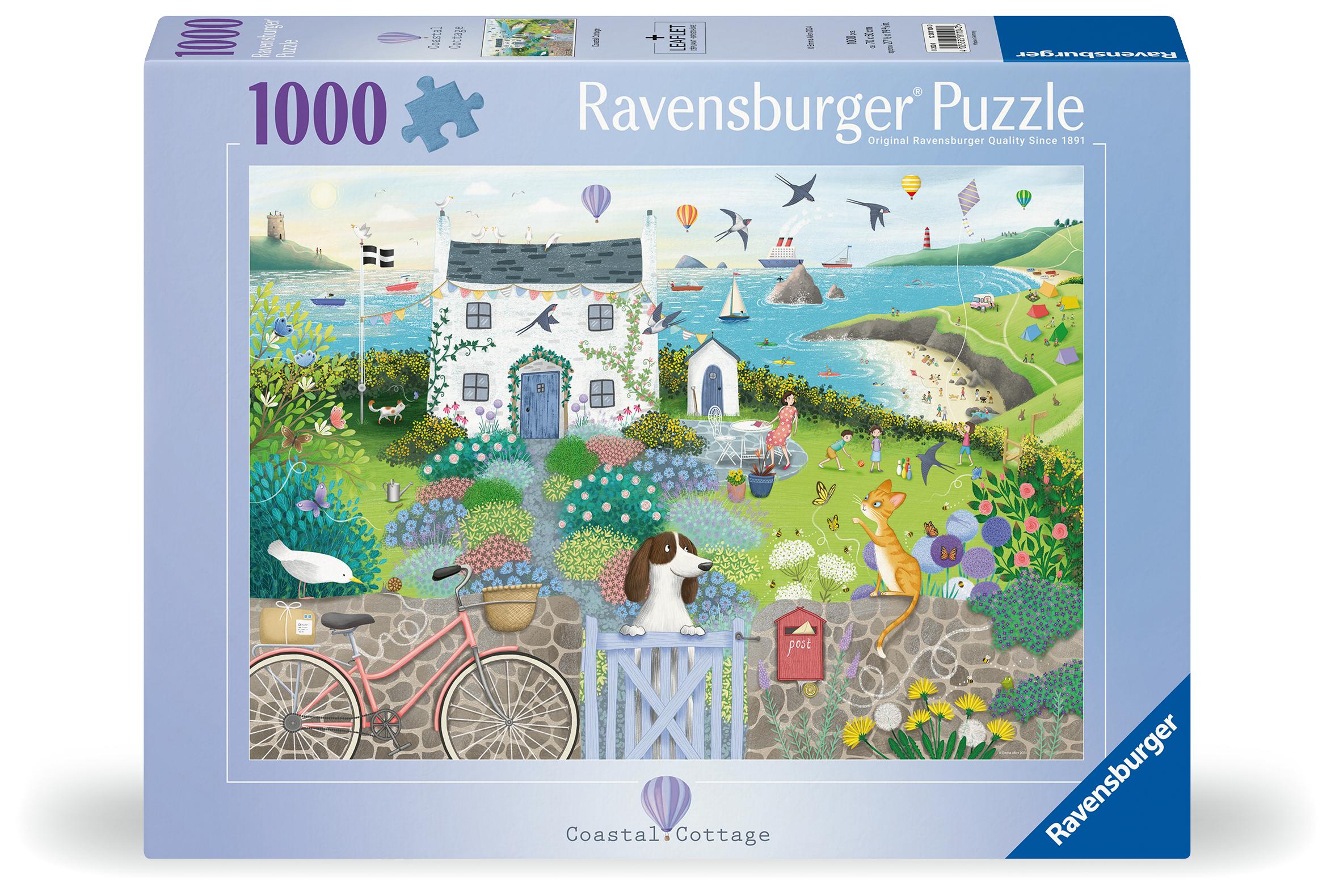 Cover: 4005555011040 | Ravensburger Puzzle 12001104 - Coastal Cottage- 1000 Teile Puzzle...