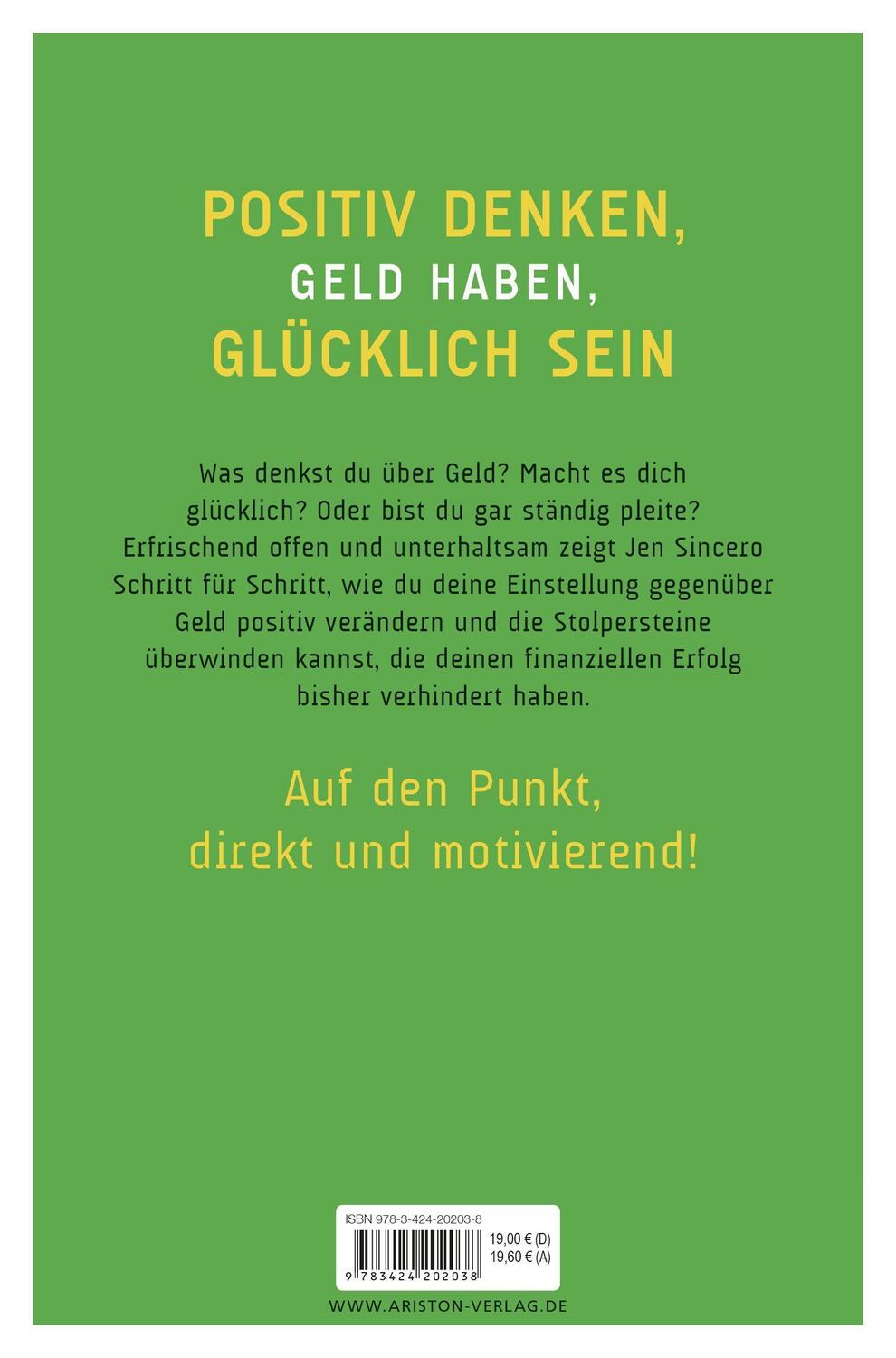 Bild: 9783424202038 | Du bist ein Geldgenie! | Jen Sincero | Taschenbuch | Deutsch | 2019