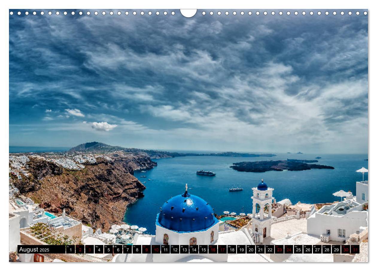 Bild: 9783435437566 | Santorini - Perle in der Ägais (Wandkalender 2025 DIN A3 quer),...