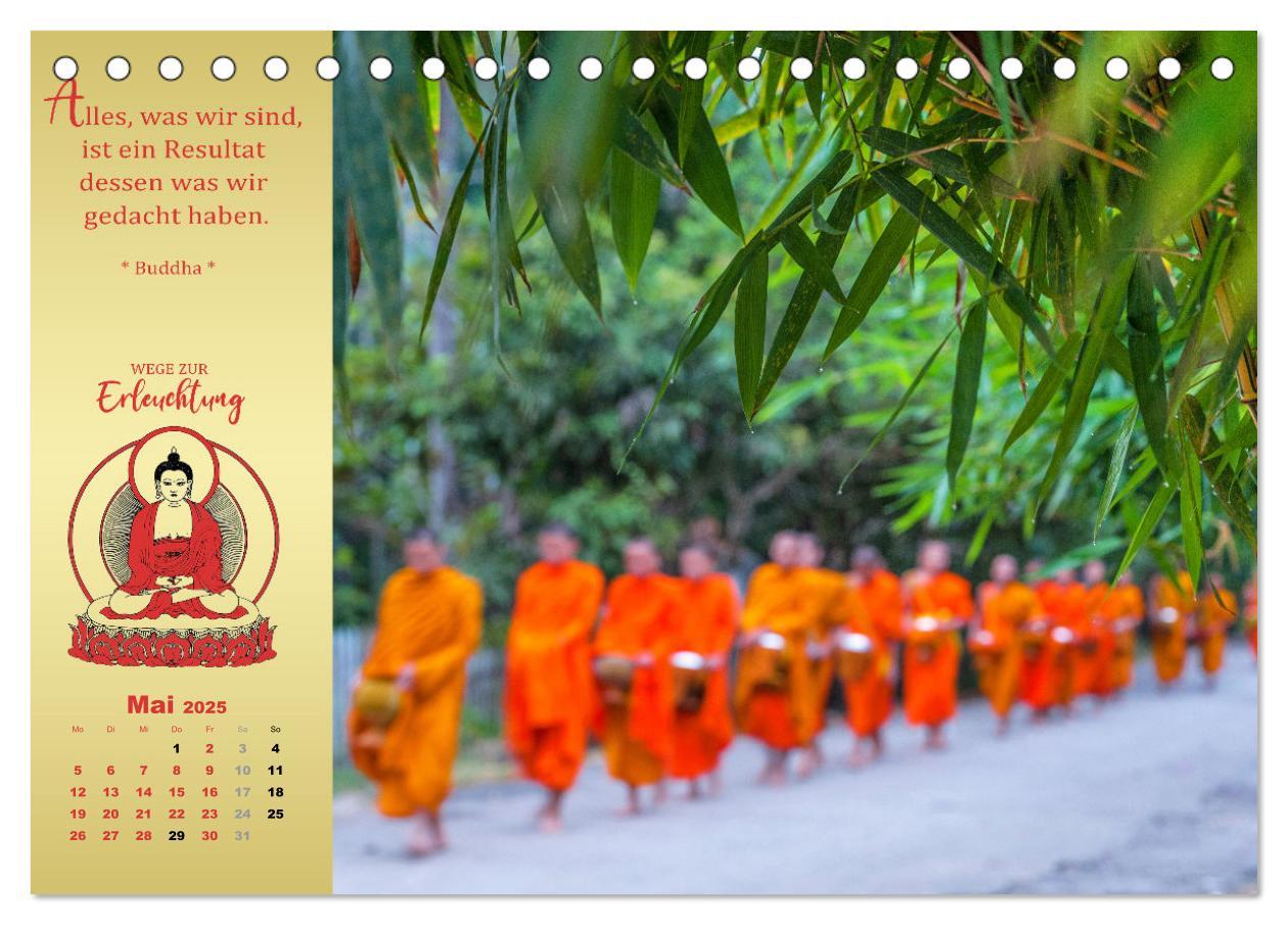 Bild: 9783383907845 | Buddhistische Weisheiten - Wege zur Erleuchtung (Tischkalender 2025...