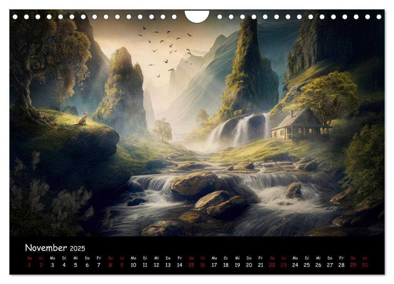 Bild: 9783383910494 | Ein Traum von Einsamkeit (Wandkalender 2025 DIN A4 quer), CALVENDO...