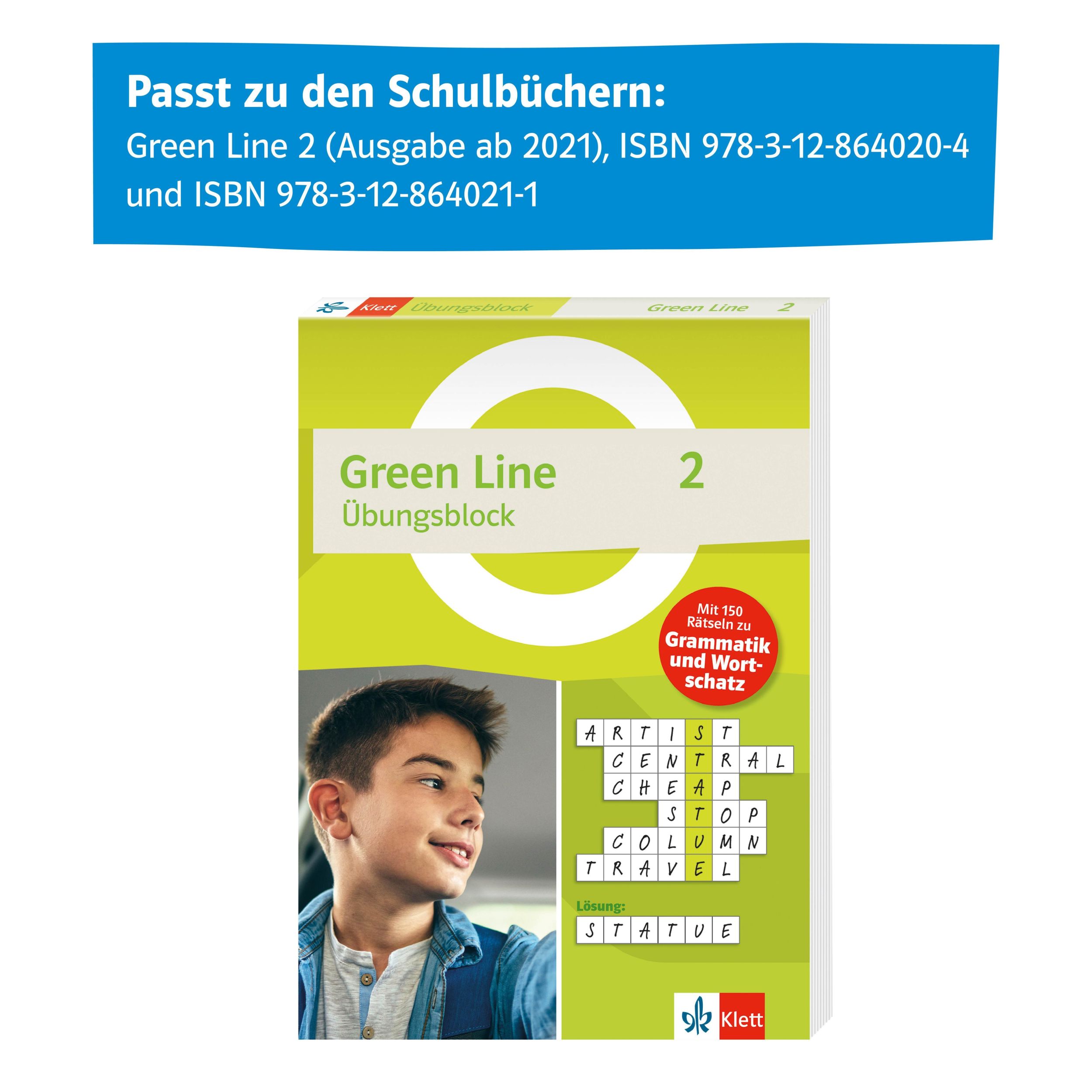 Bild: 9783129261613 | Green Line 2 (ab 2021) Klasse 6 - Übungsblock zum Schulbuch | Buch