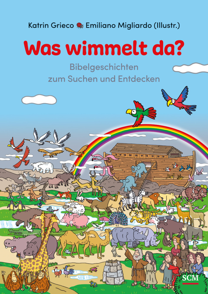 Cover: 9783417289459 | Was wimmelt da? | Bibelgeschichten zum Suchen und Entdecken | Grieco