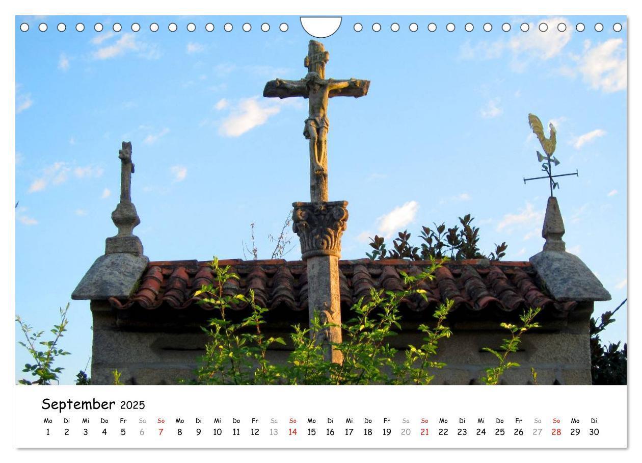 Bild: 9783435558247 | Jakobsweg - Camino Portugues (Wandkalender 2025 DIN A4 quer),...