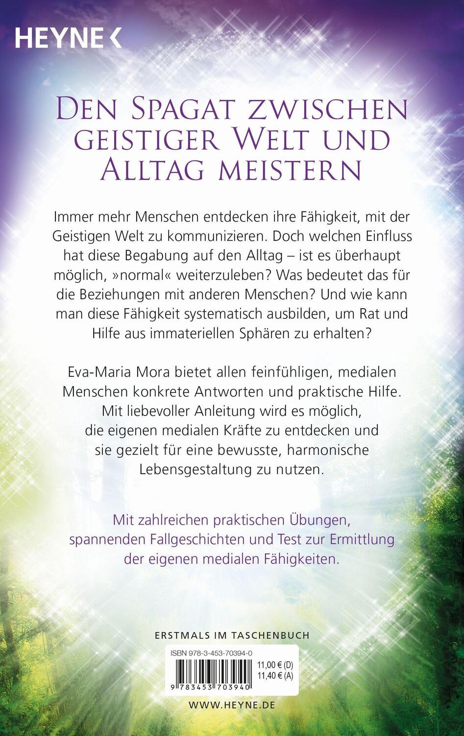 Bild: 9783453703940 | Medium zwischen Himmel und Erde | Eva-Maria Mora | Taschenbuch | 2021