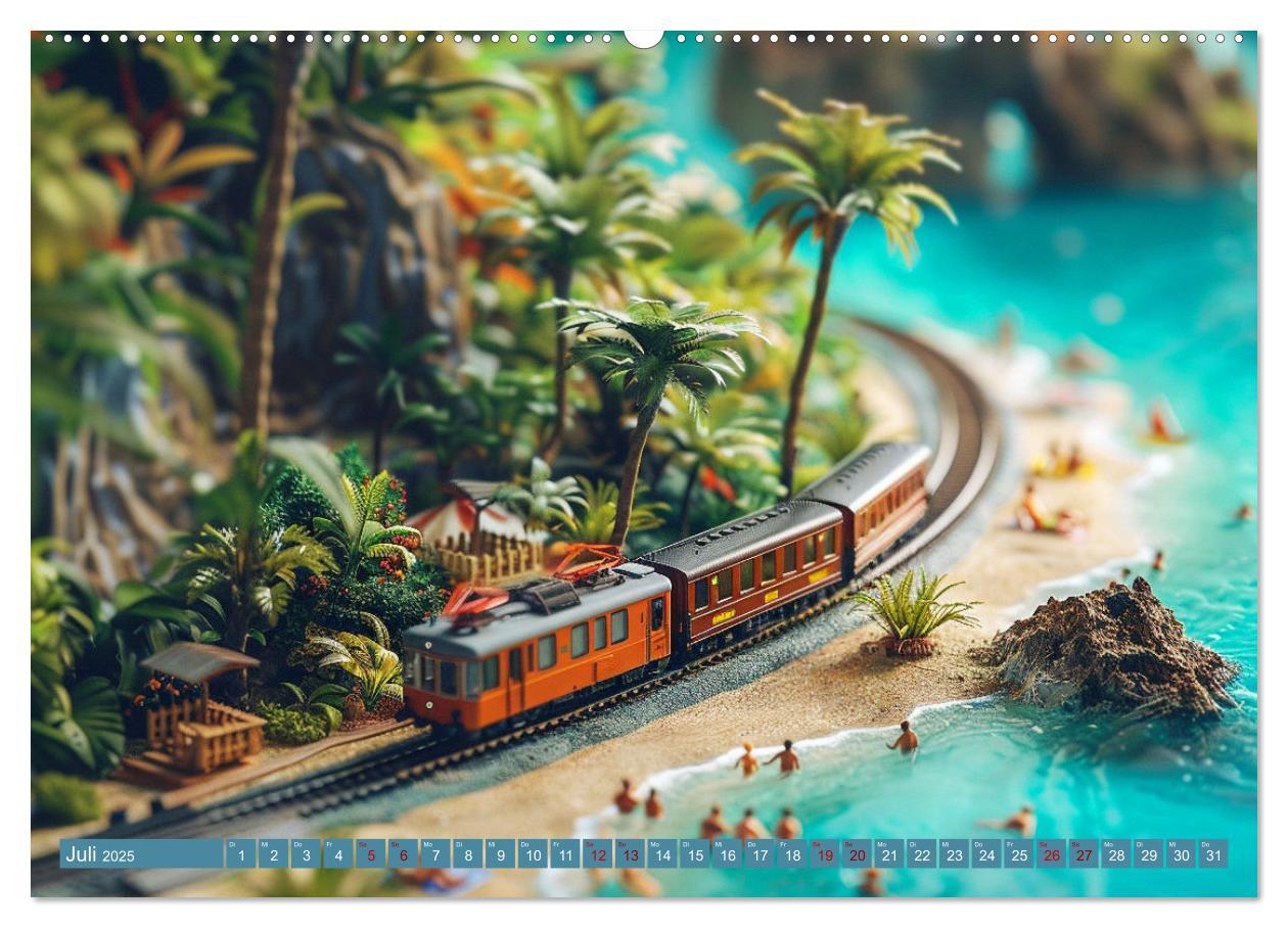 Bild: 9783435379903 | Modelleisenbahnen sind cool (Wandkalender 2025 DIN A2 quer),...