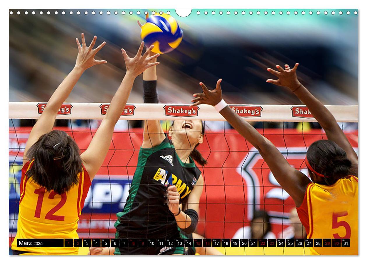 Bild: 9783435420025 | Volleyball Action (Wandkalender 2025 DIN A3 quer), CALVENDO...