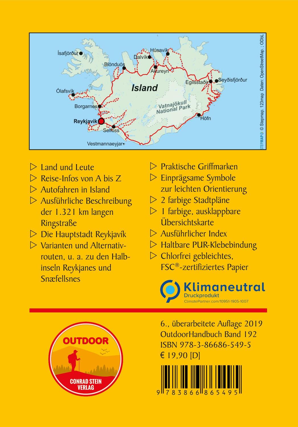 Rückseite: 9783866865495 | Rund um Island auf der Ringstraße | Conrad Stein (u. a.) | Taschenbuch