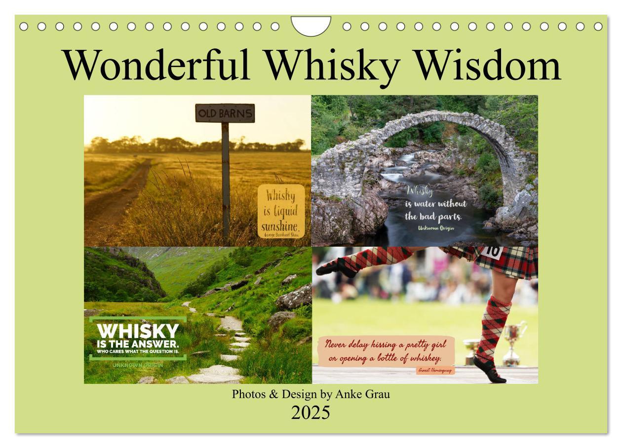 Cover: 9781325941568 | Wonderful Whisky Wisdom (Wall Calendar 2025 DIN A4 landscape),...