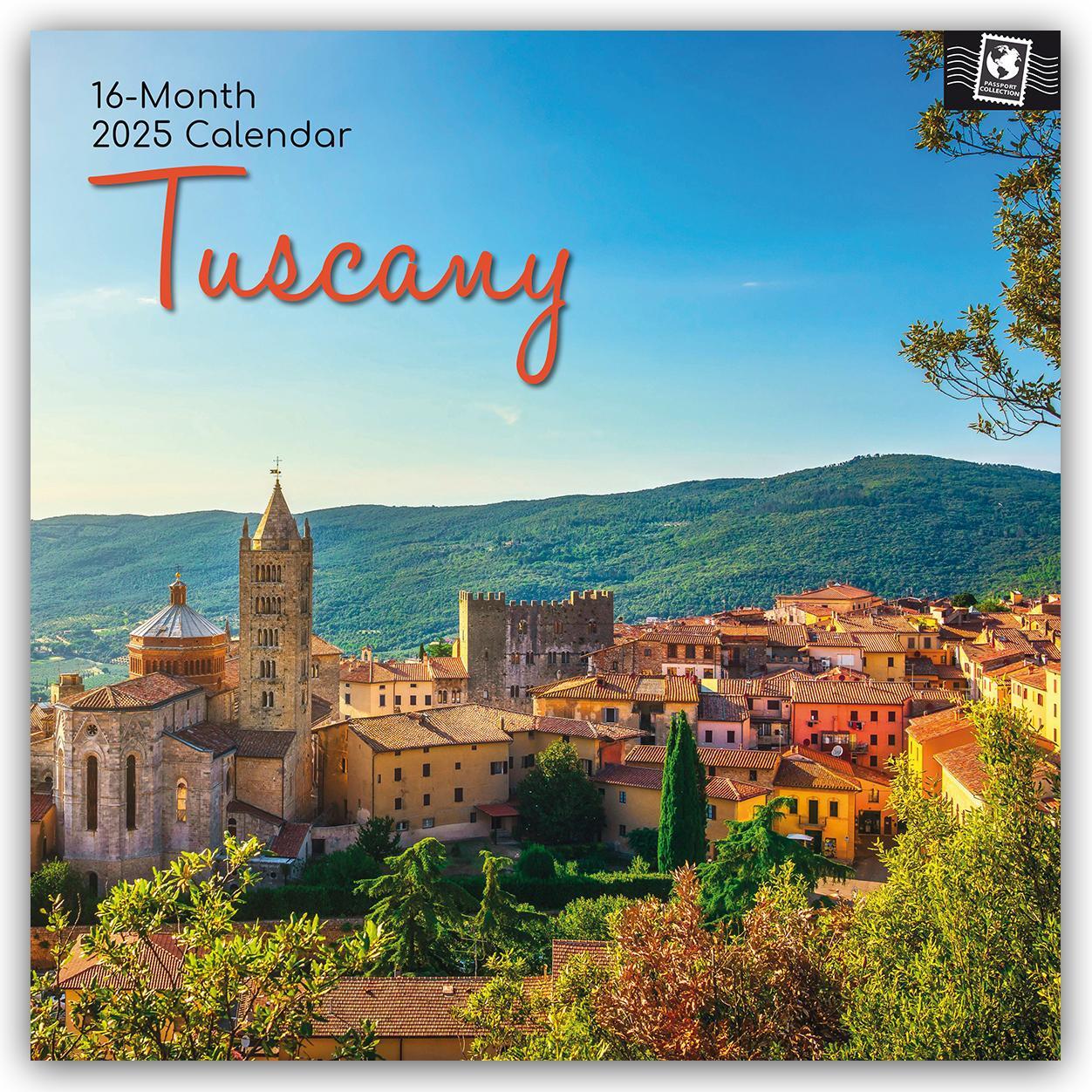 Cover: 9781835362389 | Tuscany - Toskana 2025 - 16-Monatskalender | Gifted Stationery Co. Ltd