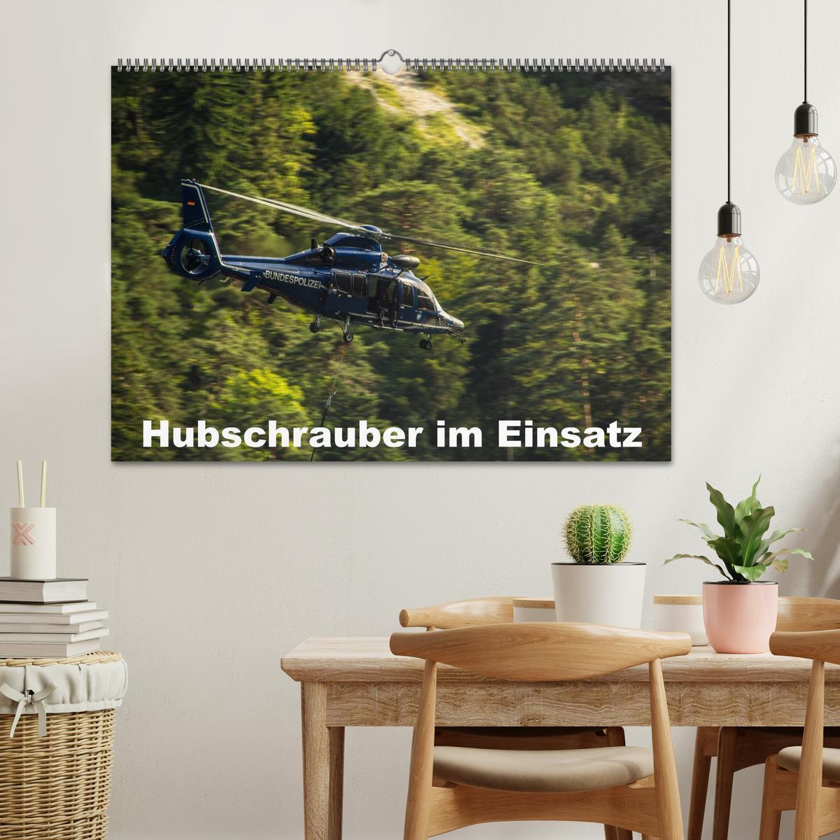 Bild: 9783435785605 | Hubschrauber im Einsatz (Wandkalender 2025 DIN A2 quer), CALVENDO...