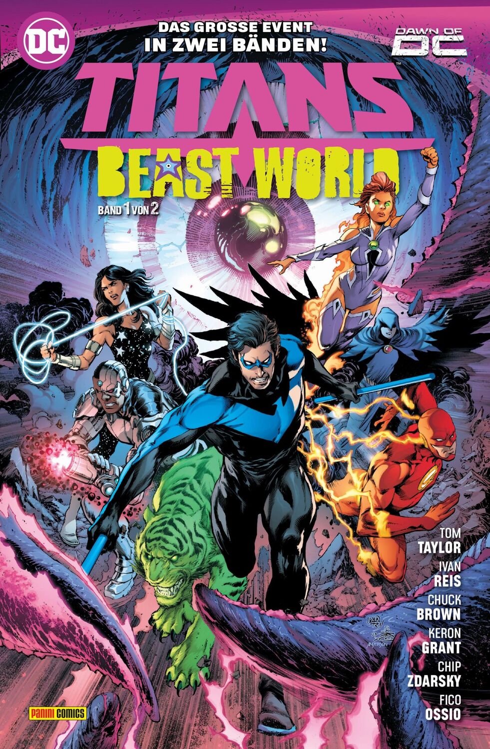 Cover: 9783741639906 | Titans | Bd. 2 (2. Serie): Beast World 1 (von 2) | Tom Taylor (u. a.)