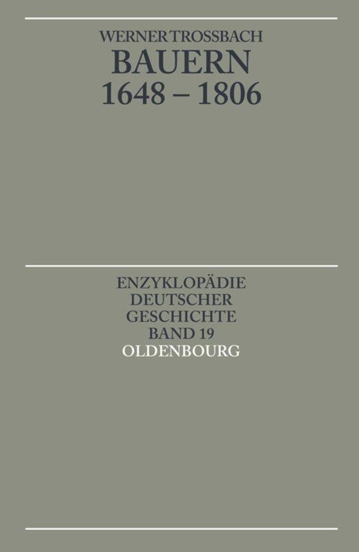 Cover: 9783486550559 | Bauern 1648-1806 | Werner Troßbach | Taschenbuch | Paperback | XII