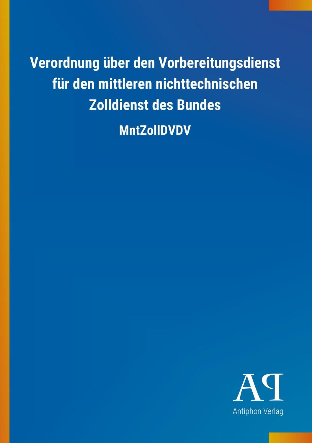 Cover: 9783731428718 | Verordnung über den Vorbereitungsdienst für den mittleren...