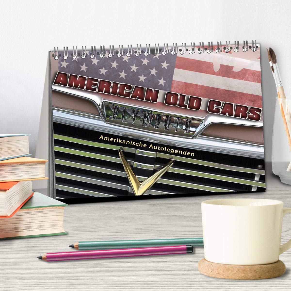 Bild: 9783435446964 | American Old Cars - Amerikanische Autolegenden (Tischkalender 2025...