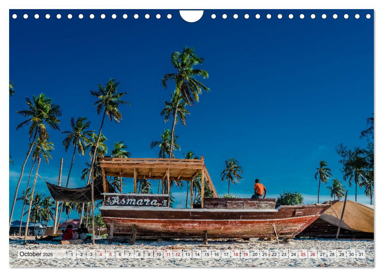 Bild: 9781325945412 | Welcome to Zanzibar (Wall Calendar 2025 DIN A4 landscape), CALVENDO...