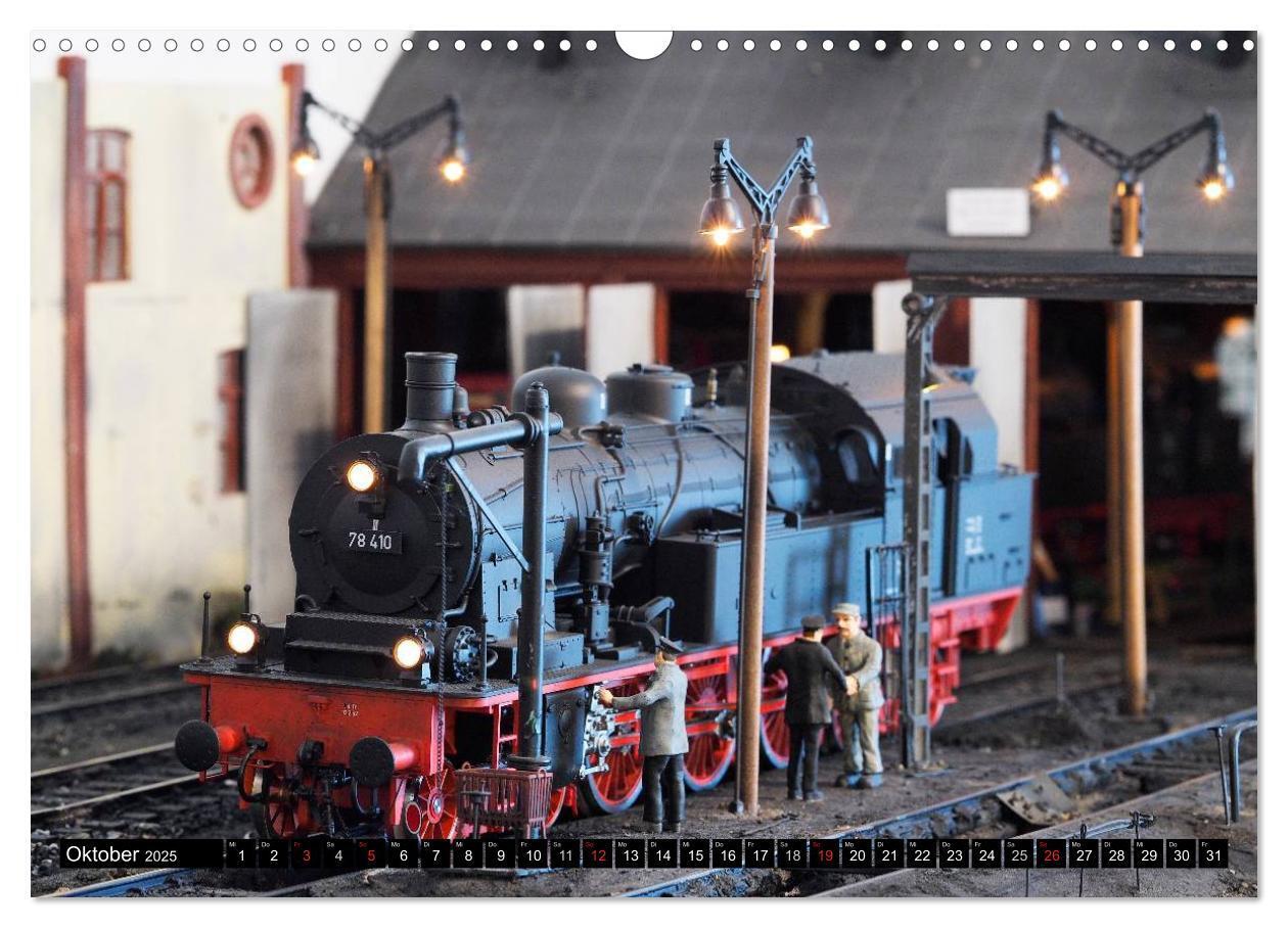 Bild: 9783435568314 | Kleine Bahnwelt in Spur 1 (Wandkalender 2025 DIN A3 quer), CALVENDO...