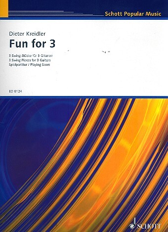 Cover: 9790001083454 | Fun For 3 | 3 Swing-Stücke. 3 Gitarren., Kreidler Gitarren-Studio