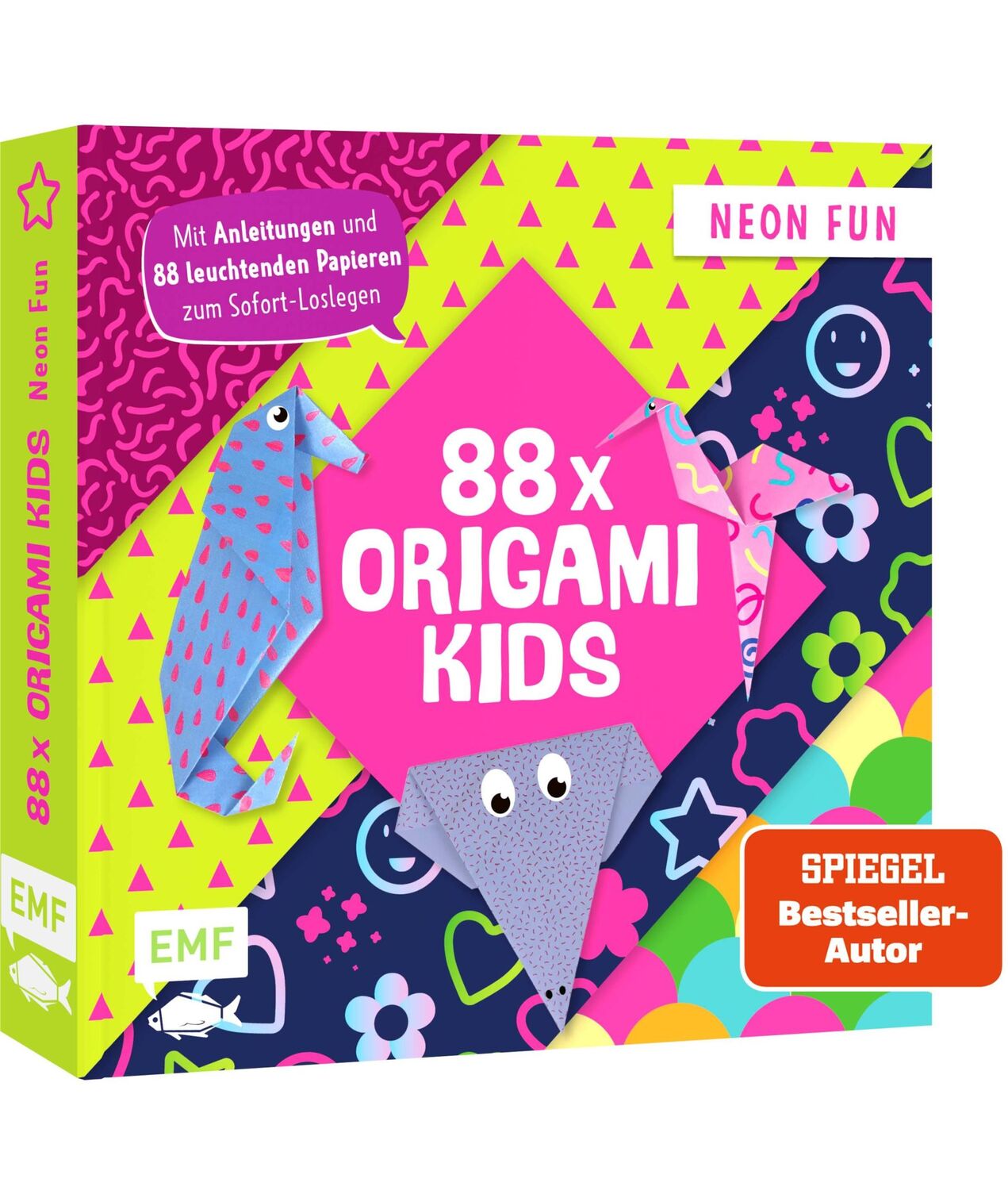 Cover: 9783745923384 | 88 x Origami Kids - Neon Fun | Thade Precht | Taschenbuch | 208 S.