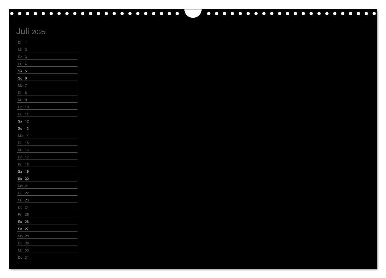 Bild: 9783435767236 | Bastel-Geburtstagskalender schwarz / Geburtstagskalender...