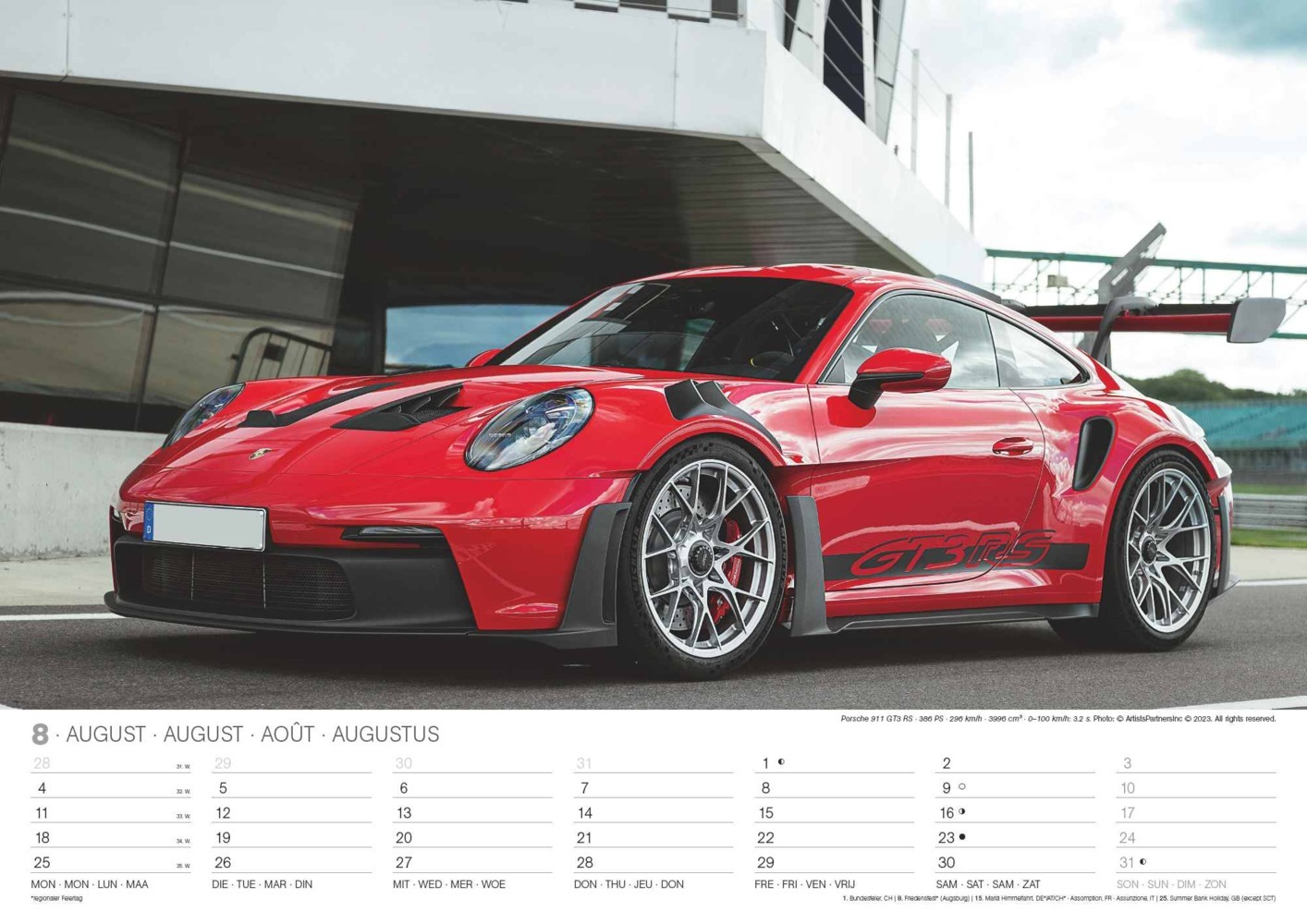 Bild: 4002725994332 | N NEUMANNVERLAGE - Sports Cars 2025 Wandkalender, 45x48cm, Kalender...