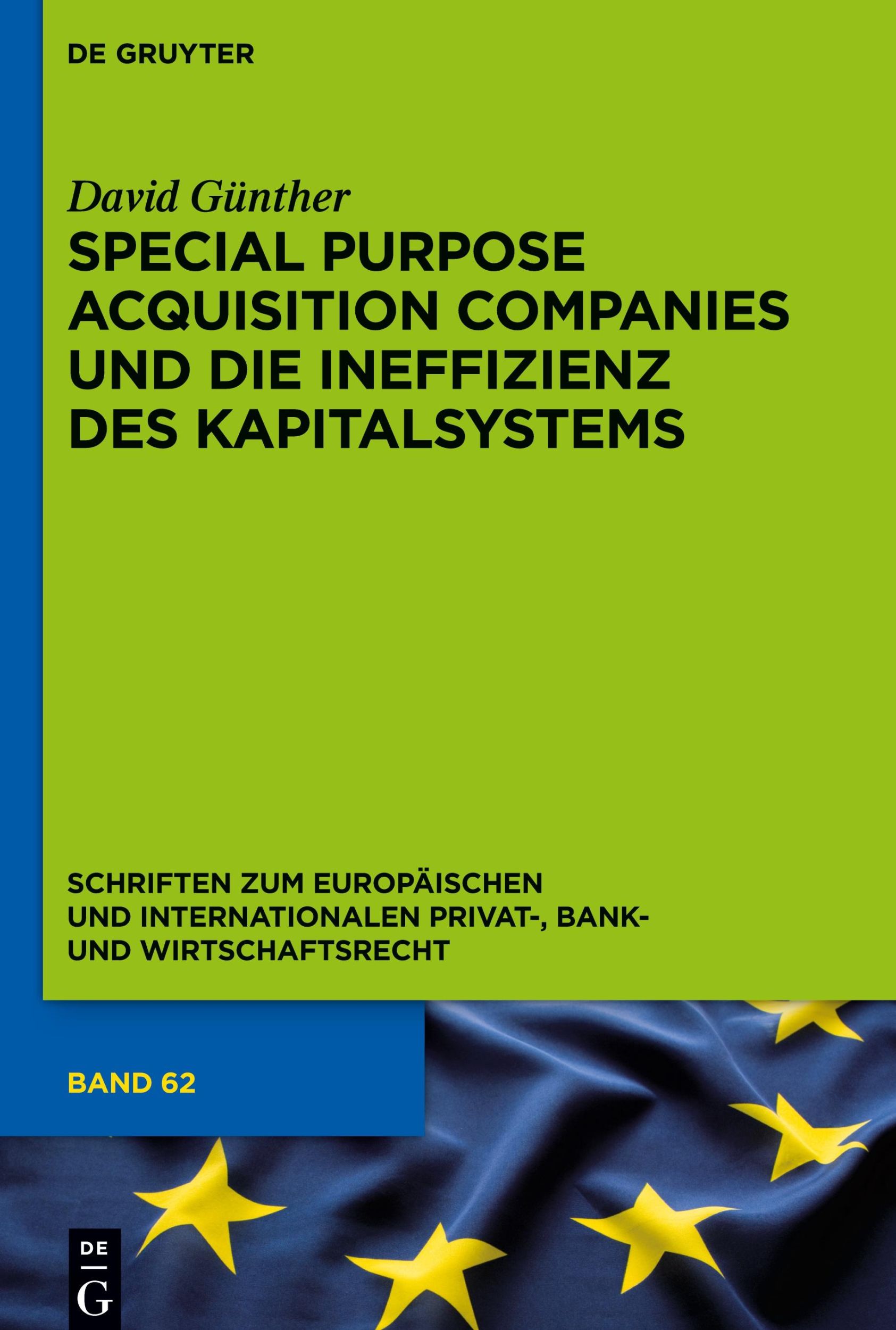 Cover: 9783110727005 | Special Purpose Acquisition Companies und die Ineffizienz des...