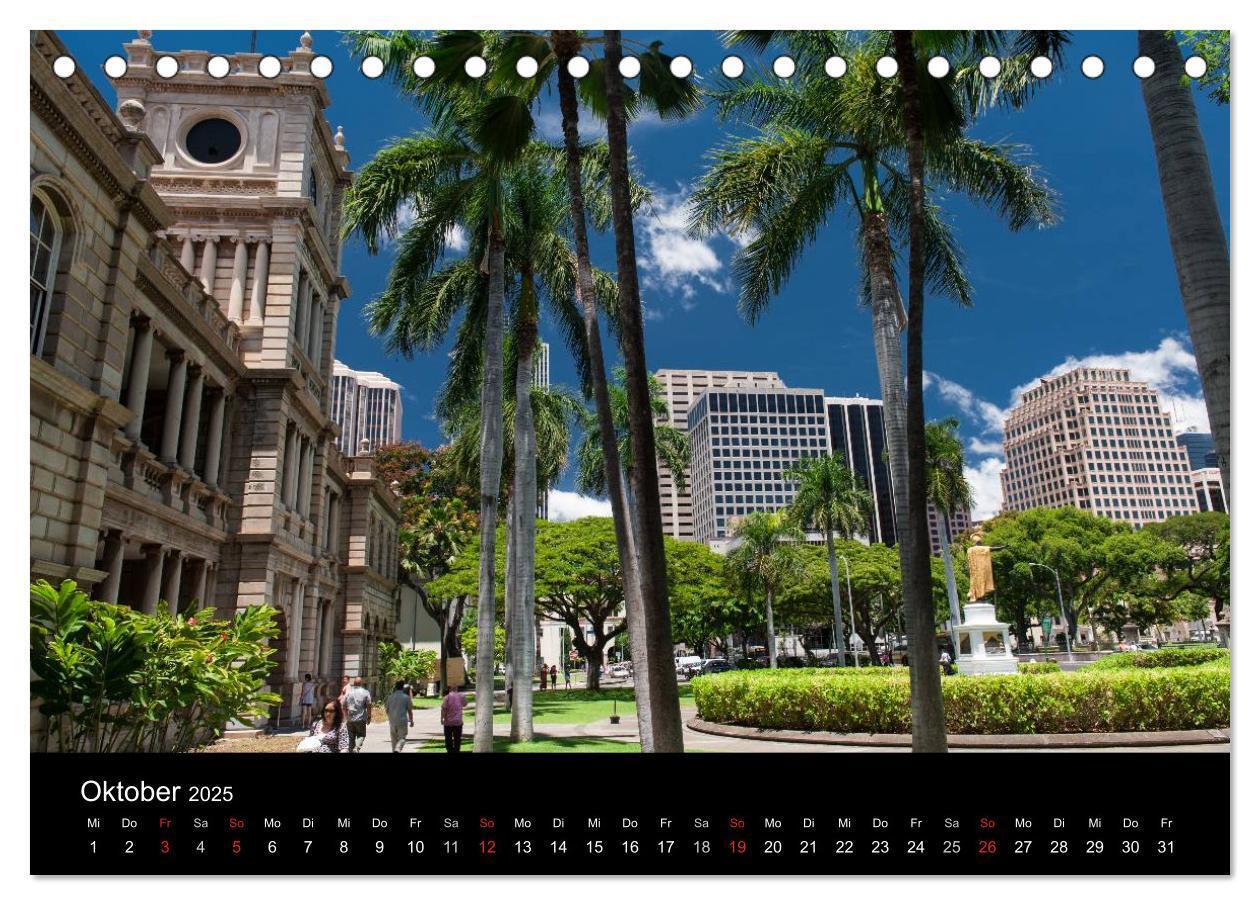 Bild: 9783435718559 | Hawaii - Oahu - Maui (Tischkalender 2025 DIN A5 quer), CALVENDO...