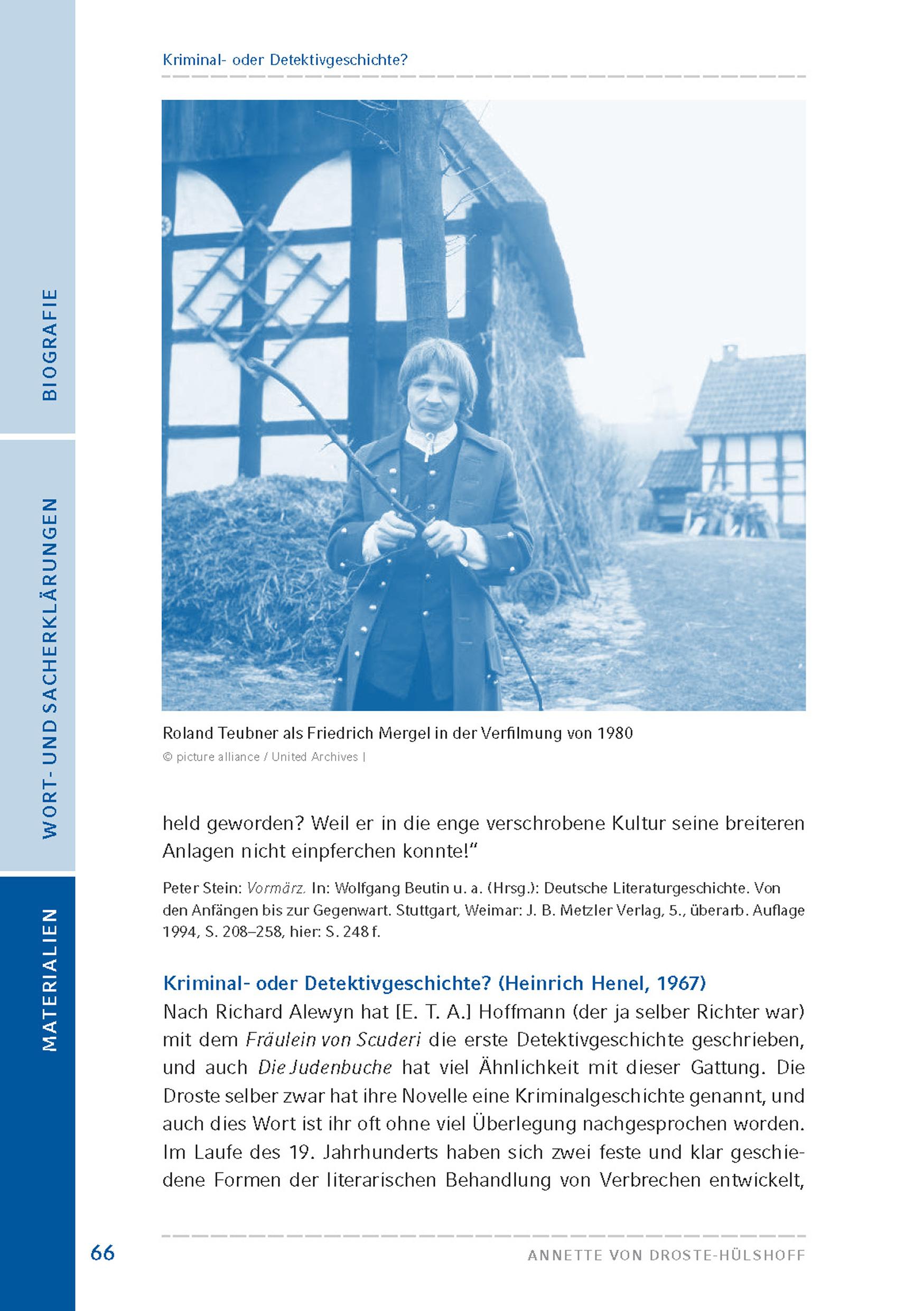 Bild: 9783804425682 | Die Judenbuche (Textausgabe) | Annette von Droste-Hülshoff | Buch