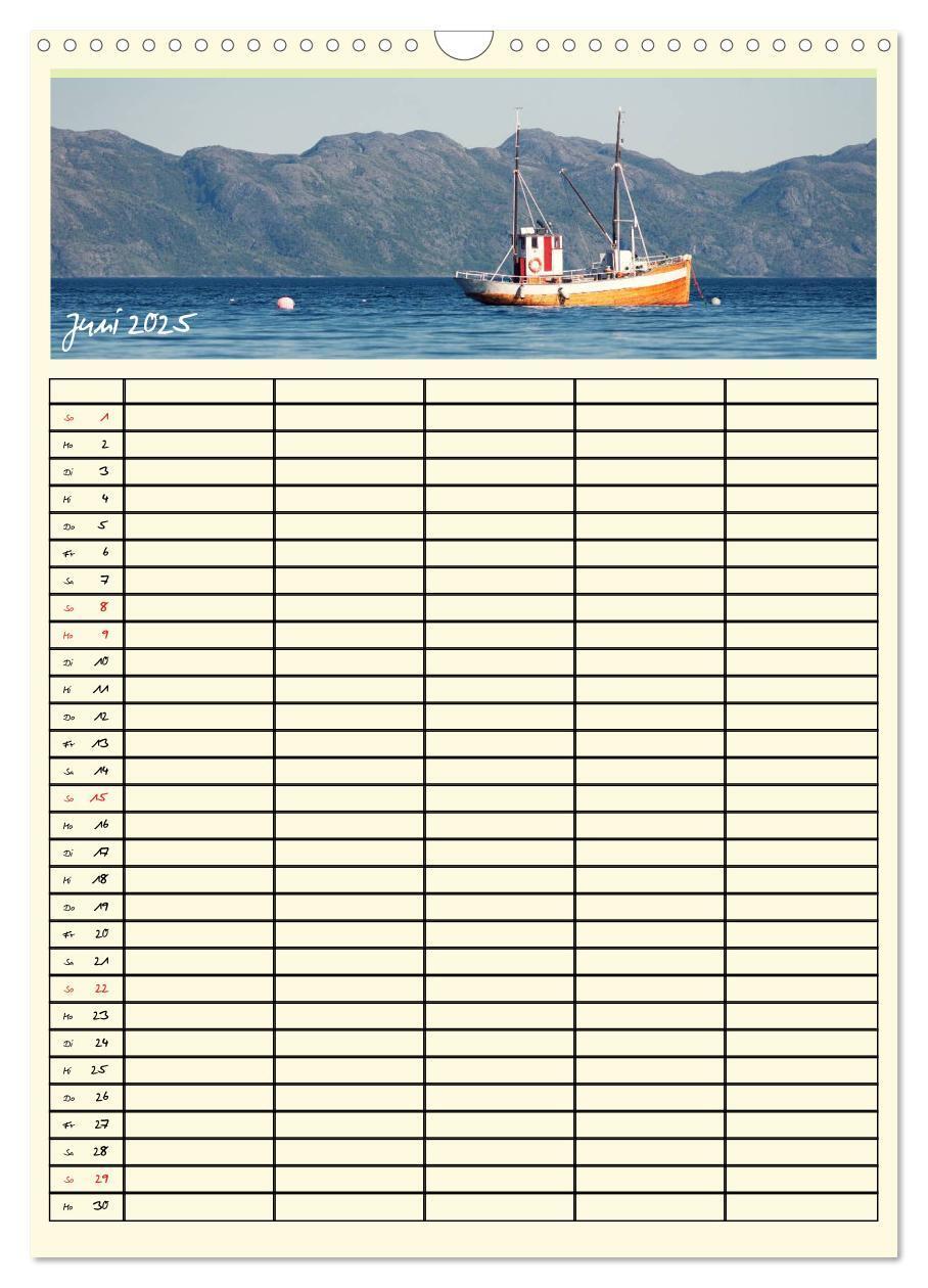 Bild: 9783457038826 | Urlaubsparadiese - Familienplaner (Wandkalender 2025 DIN A3 hoch),...