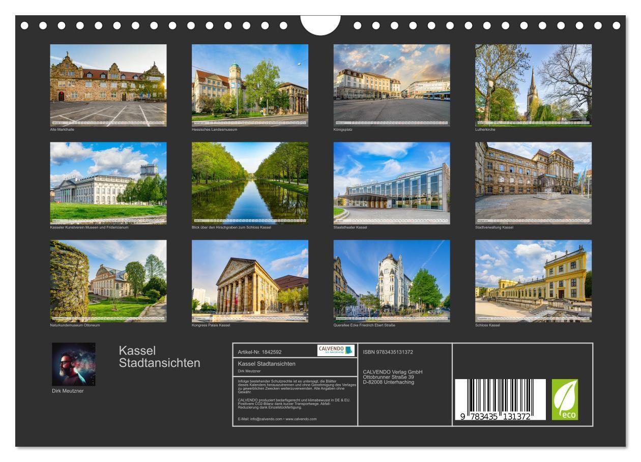 Bild: 9783435131372 | Kassel Stadtansichten (Wandkalender 2025 DIN A4 quer), CALVENDO...