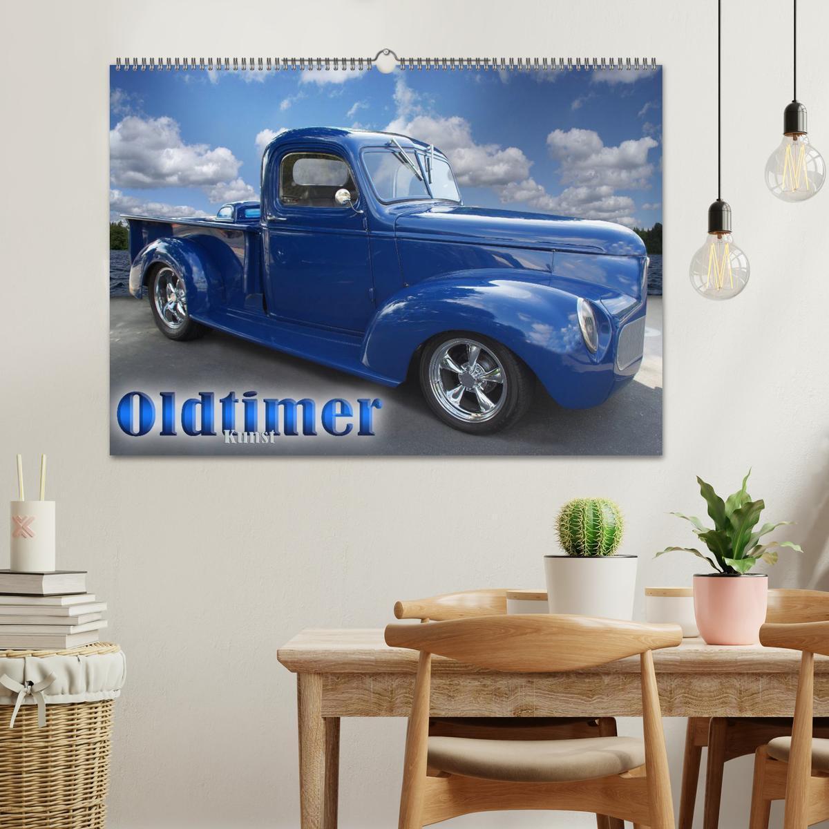 Bild: 9783435610471 | Oldtimer-Kunst (Wandkalender 2025 DIN A2 quer), CALVENDO...