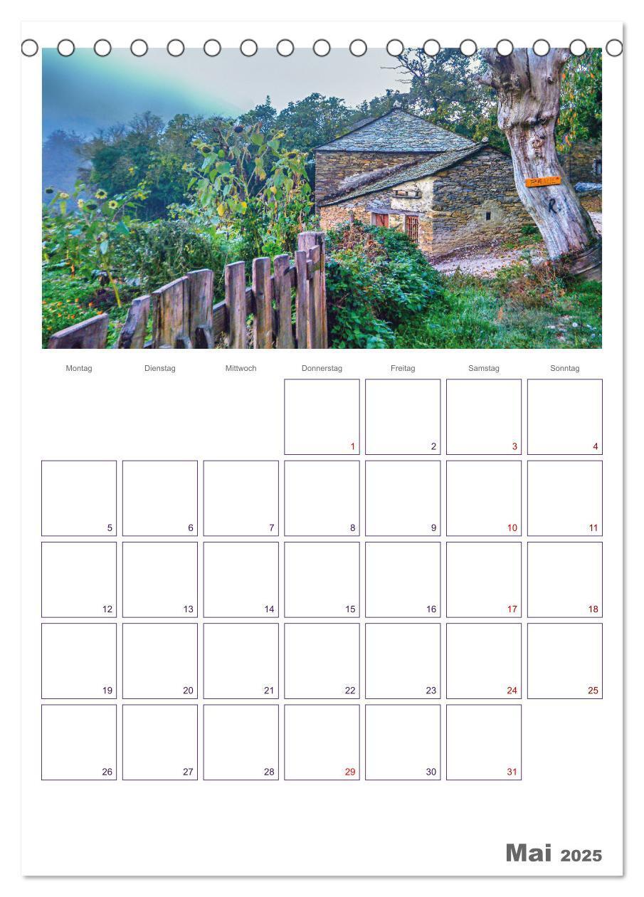 Bild: 9783435918140 | Mein Weg nach Santiago de Compostela (Tischkalender 2025 DIN A5...