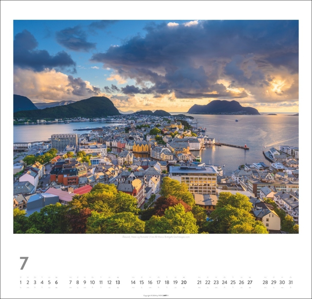 Bild: 9783839900956 | Norwegen Kalender 2025 - Im Land der Mitternachtssonne | Kalender