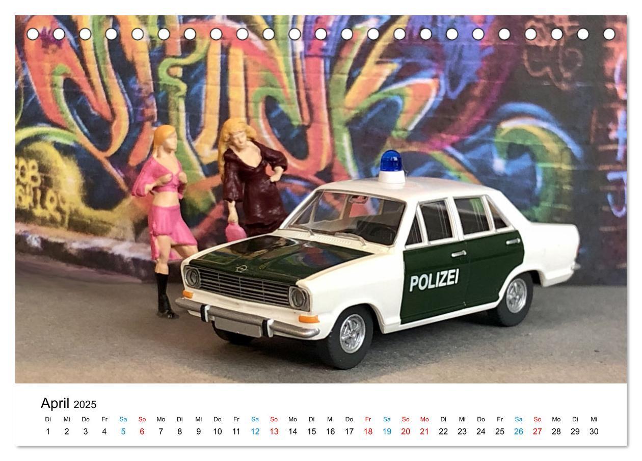 Bild: 9783435020805 | Polizeimodelle im Einsatz (Tischkalender 2025 DIN A5 quer),...