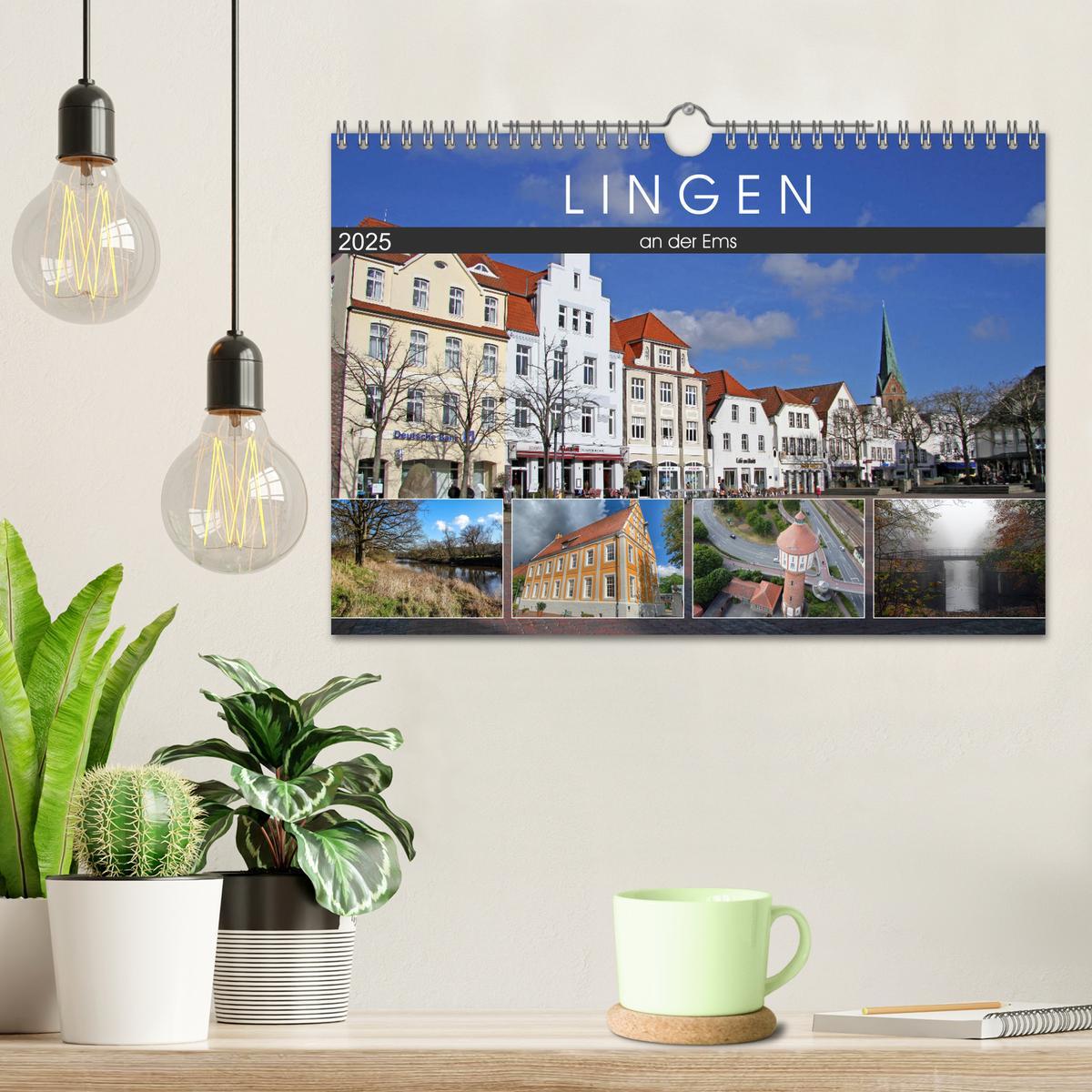 Bild: 9783435738359 | LINGEN an der Ems (Wandkalender 2025 DIN A4 quer), CALVENDO...